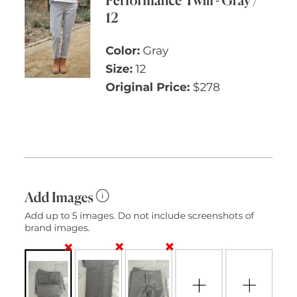 Frank & Eileen Gray Capris